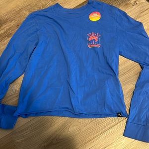 Hurley Long Blue Sleeve, color changing and size small